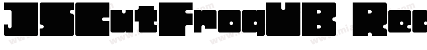 JSCutFrogUB Regular字体转换